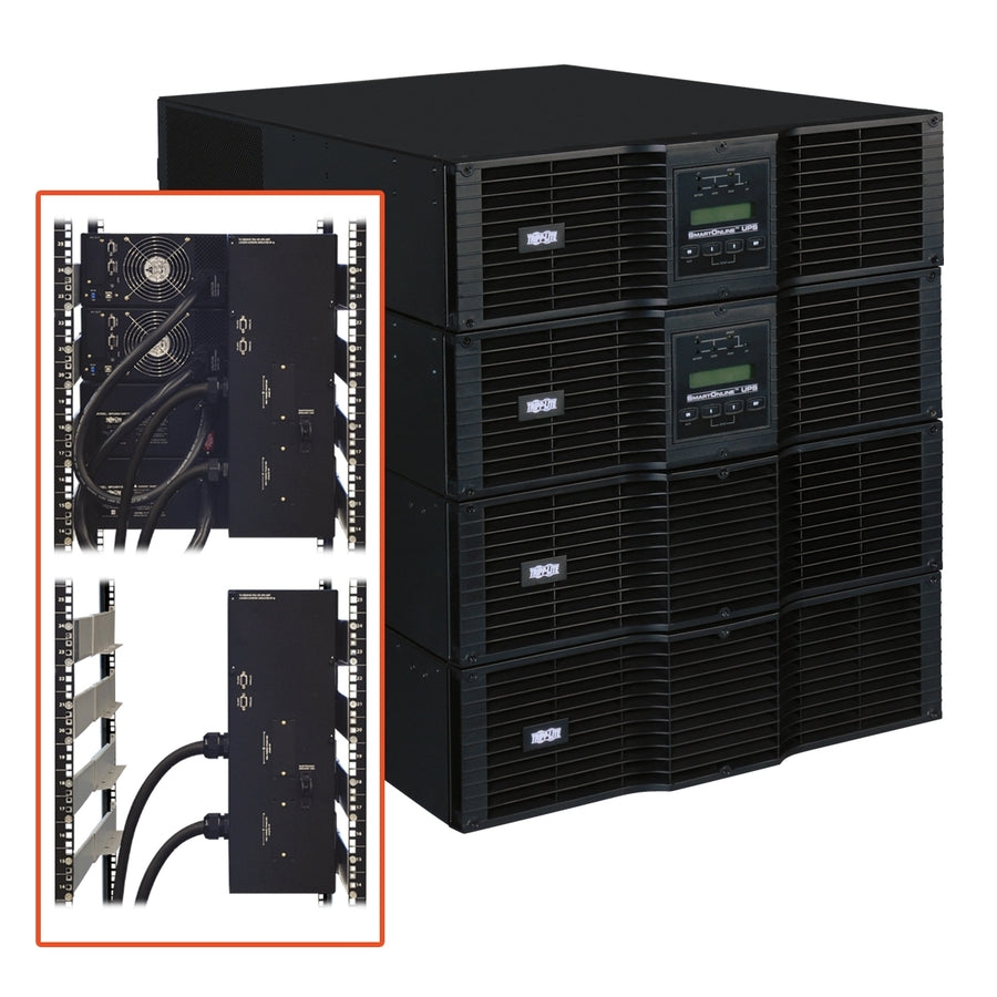 Tripp Lite by Eaton SmartOnline EZ SU20KRTHW 20kVA Tower/Rack Mountable UPS - SU20KRTHW - Double Conversion Online UPS, 220 V AC, Rack/Tower, 200 V AC,208 V AC,220 V AC,230 V AC,240 V AC, Hardwired, SmartOnline EZ, 12.50 Minute, 4.30 Minute, 20 kVA