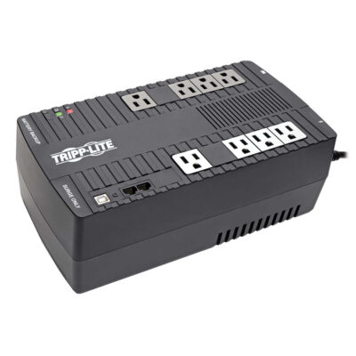 Tripp Lite by Eaton AVR700U 700 VA Desktop UPS - AVR700U - Line-interactive UPS, 110 V AC, Desktop, 120 V AC, NEMA 5-15P, AVR, 10 Minute, 2 Minute, 700 VA/350 W