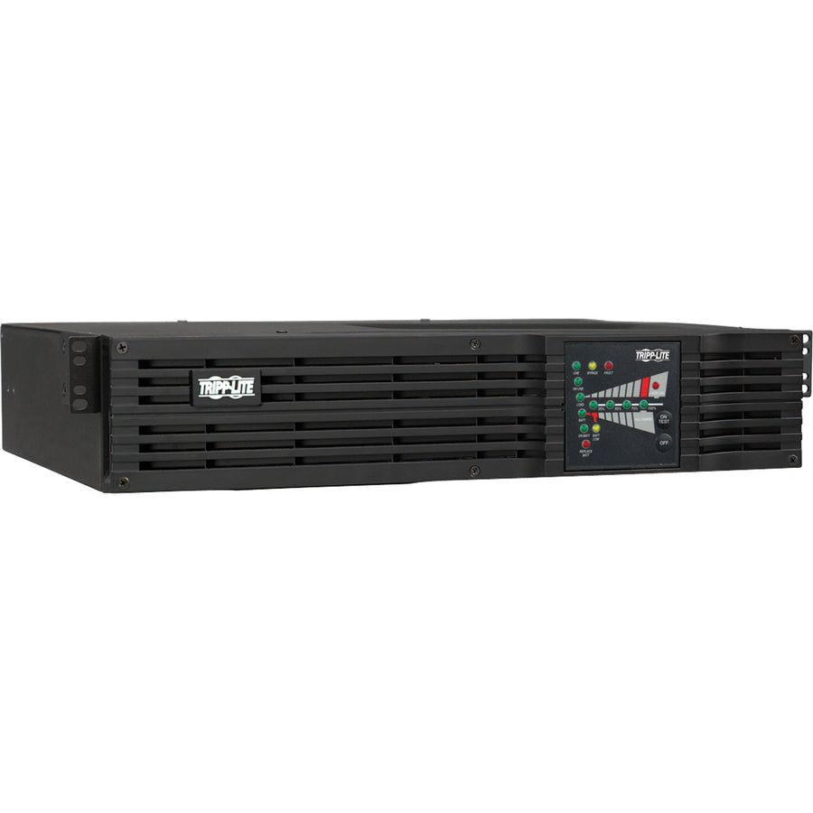Tripp Lite by Eaton SU2200RTXL2UN UPS with Pre-installed SNMPWEBCARD - SU2200RTXL2UN - Double Conversion Online UPS, 120 V AC, Rack/Tower, Sine Wave,Pure Sine Wave, 2U, 120 V AC, NEMA 5-20P, SmartOnline, 14 Minute, 4.50 Minute, 2.20 kVA/1.60 kW