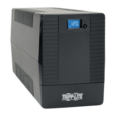 Tripp Lite by Eaton OMNIVS1500LCD 1440VA Tower UPS - OMNIVS1500LCD - Line-interactive UPS, 120 V AC, Tower, Pulse-width Modulated Sine Wave, 120 V AC,110 V AC,115 V AC, NEMA 5-15P, OmniVS, 6 Minute, 2 Minute, 1.44 kVA/900 W