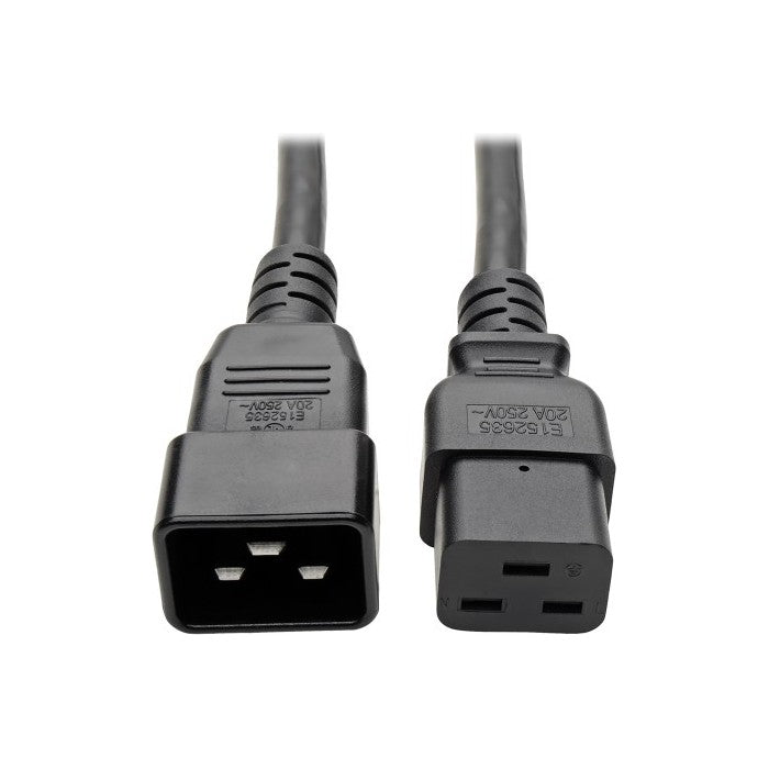Tripp Lite Power Extension Cord P036-006, C19 to C20, 20 A, 250 V, 6 ft